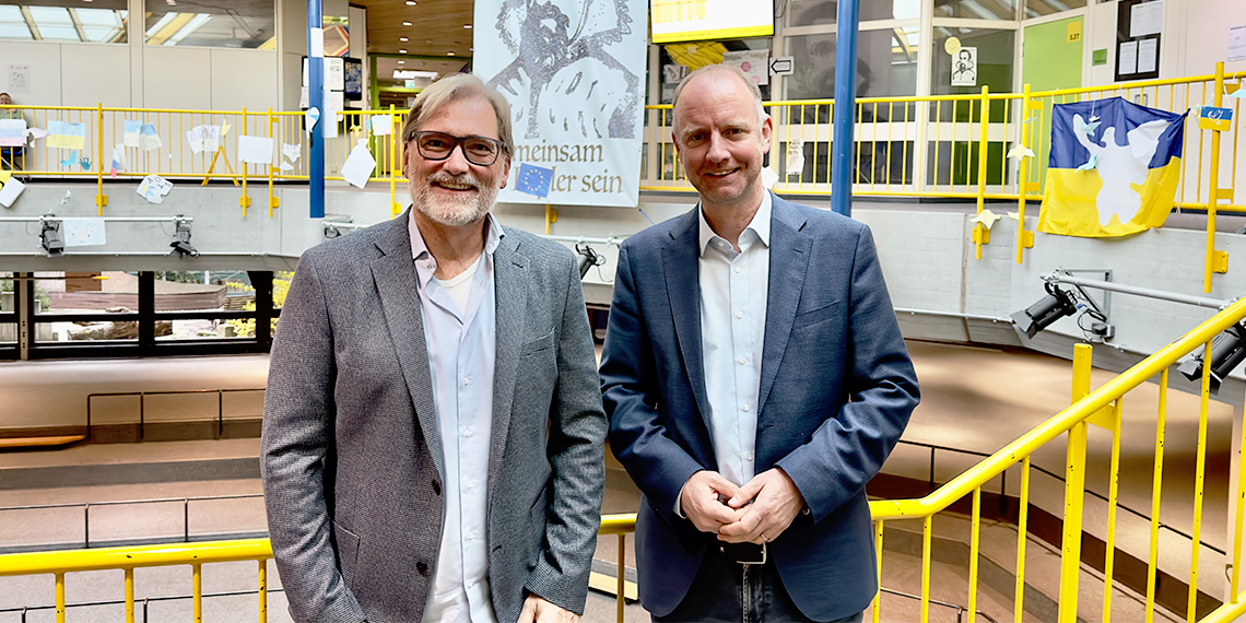 Im Gespräch mit dem neuen Schulleiter des Kepler-Gymnasiums Hermann Kaupp