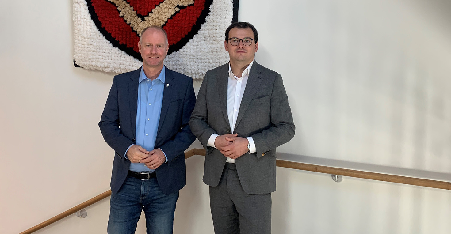Im Dialog mit Bürgermeister Markus Tideman (Eutingen)
