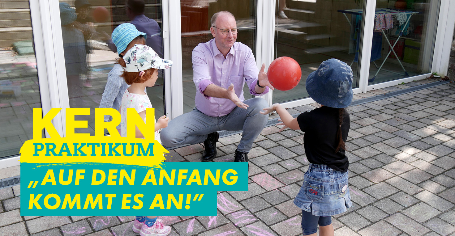 Auf den Anfang kommt es an! Dr. Timm Kern beim Kern-Praktikum in Freudenstädter KiTa