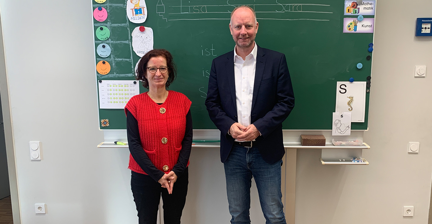 Im Dialog mit Schulleiterin Silke Schulz (Heimschule Osterhof Baiersbronn)