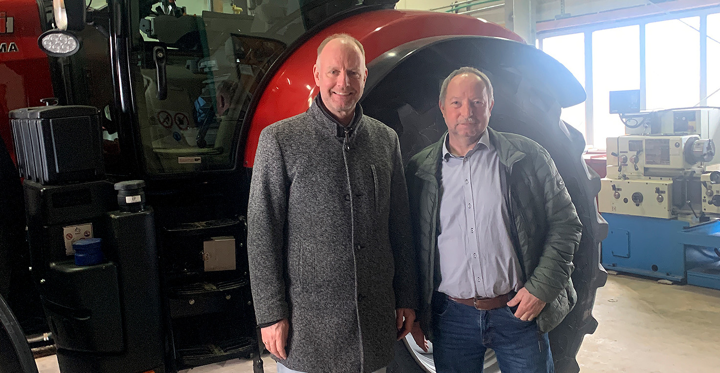 Dr. Timm Kern MdL und Rolf Bleher (Landwirt und Zweitkandidat im Wahlkreis Hechingen-Münsingen)