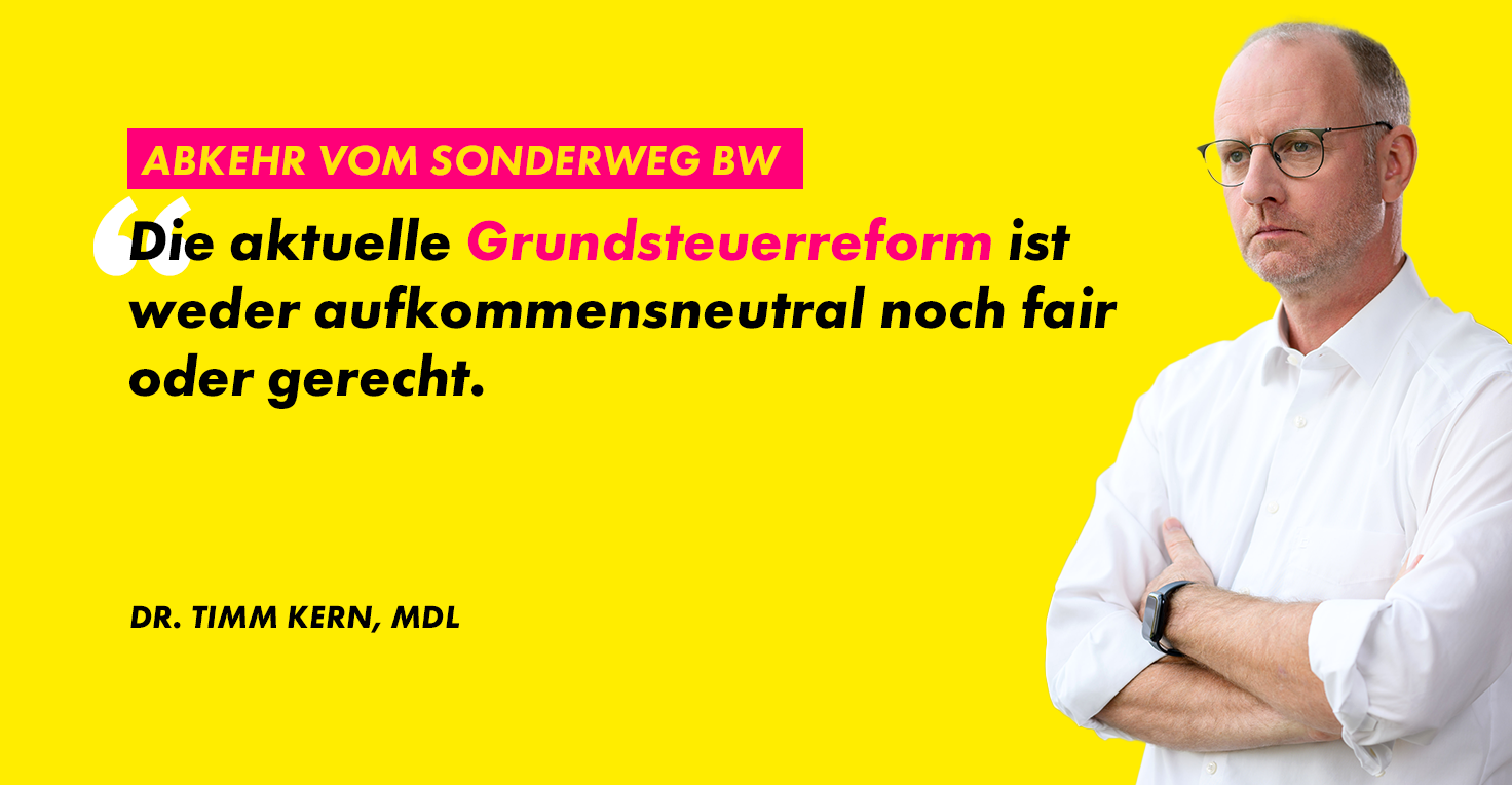 Grundsteuerreform 2025 - Dr. Timm Kern MdL